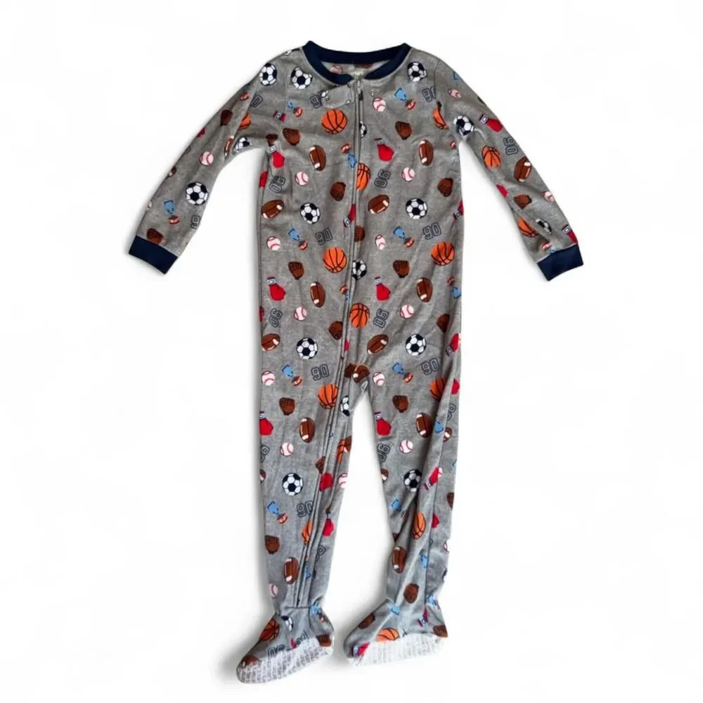 Bundle of 4 kids' pajama sets/sleepers sizes 4/5 and 5T